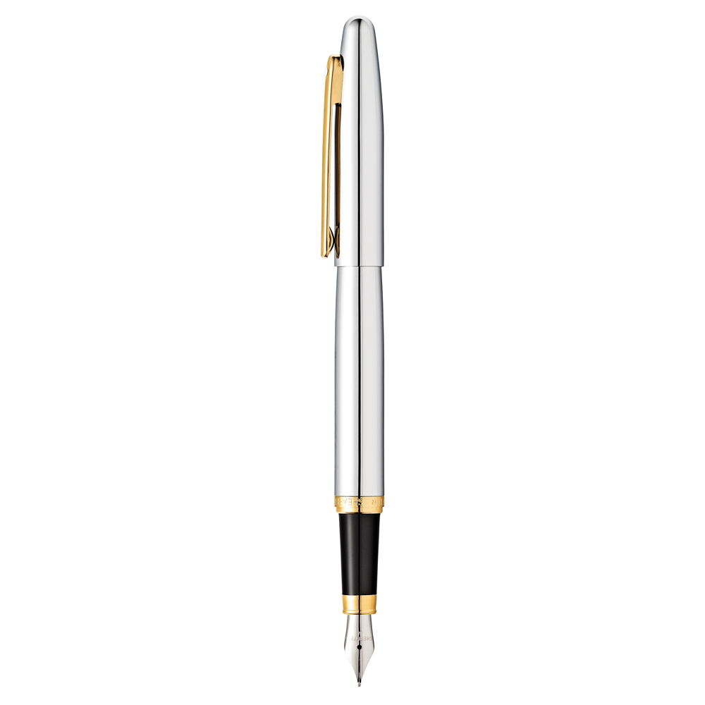 Sheaffer Icon Fountain Pen - Polished Chrome Medium